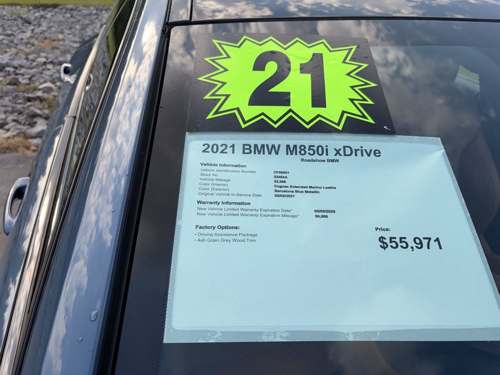 Used 2021 BMW M850i Gran Coupe xDrive w/ Driving Assistance Package AWD/4WD image 19