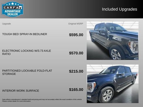Used 2021 Ford F150 Platinum w/ Equipment Group 701A High AWD/4WD image 6