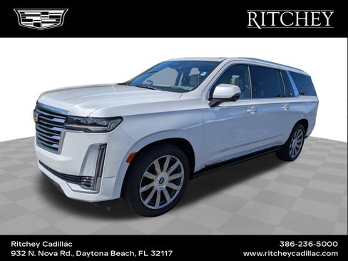 Used 2021 Cadillac Escalade ESV Premium Luxury Platinum RWD image 1