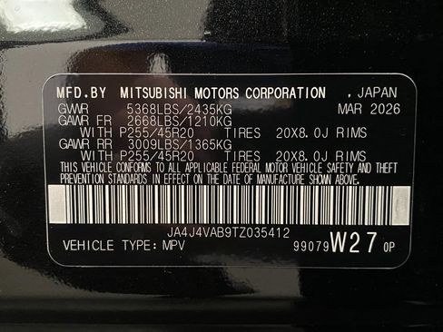 New 2026 Mitsubishi Outlander LE AWD/4WD image 64