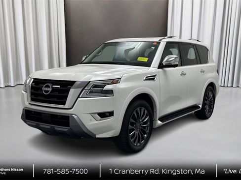 Certified 2024 Nissan Armada Platinum w/ Captain's Chairs Package image 1