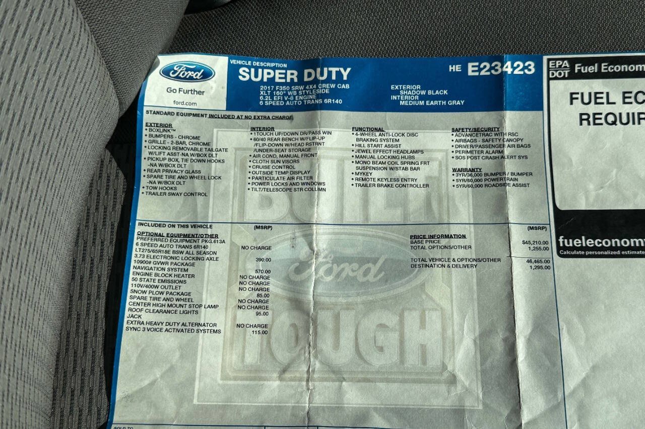 Used 2017 Ford F350 XLT AWD/4WD image 33
