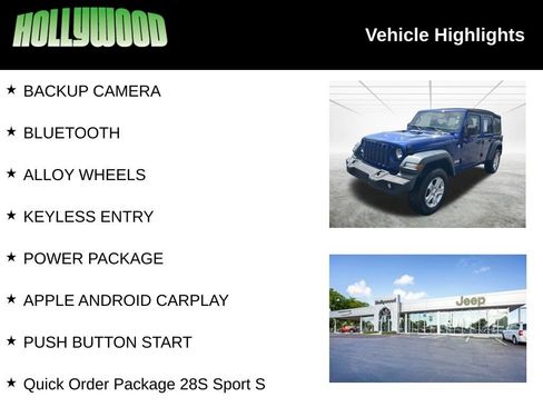 Used 2019 Jeep Wrangler Unlimited Sport S AWD/4WD image 3