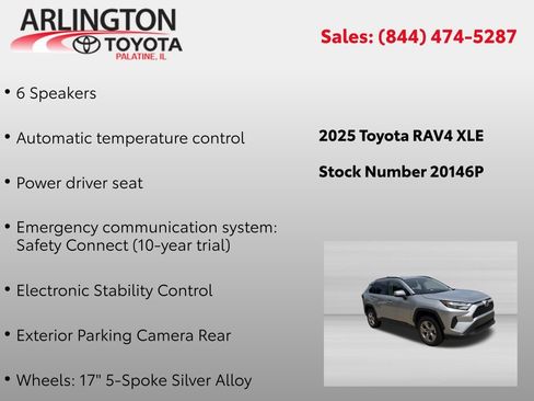 Used 2025 Toyota RAV4 XLE AWD/4WD image 4