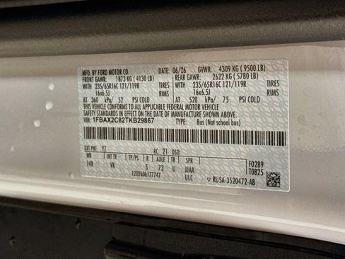 New 2026 Ford Transit 350 XL RWD image 28