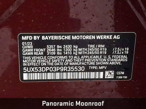 Used 2023 BMW X3 xDrive30i w/ Premium Package image 21