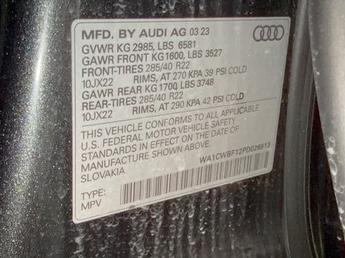 Used 2023 Audi SQ8 Prestige w/ Prestige Package AWD/4WD image 31