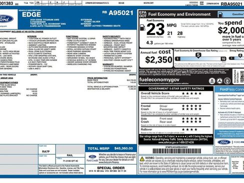 Used 2024 Ford Edge Titanium image 4
