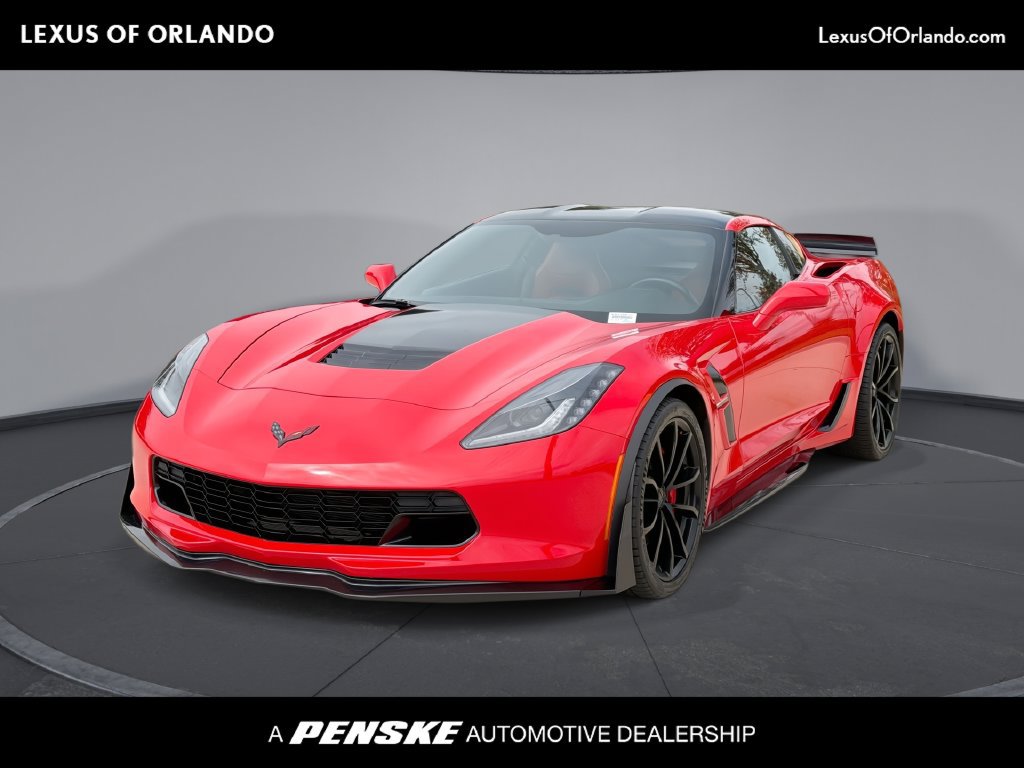 Used 2019 Chevrolet Corvette Grand Sport w/ Carbon Flash Badge Package RWD image 1