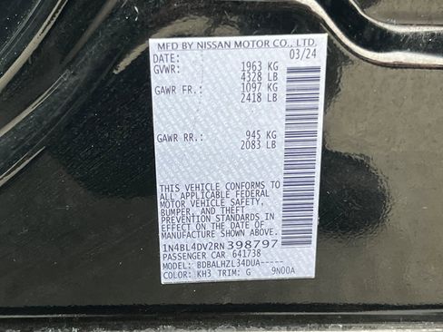 Certified 2024 Nissan Altima 2.5 SV image 33