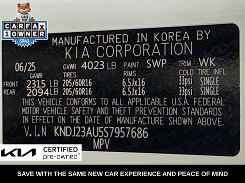 Certified 2025 Kia Soul LX w/ LX Technology Package FWD image 36