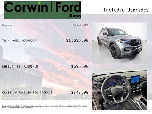 Used 2023 Ford Explorer ST-Line w/ Class IV Trailer Tow Package image 3