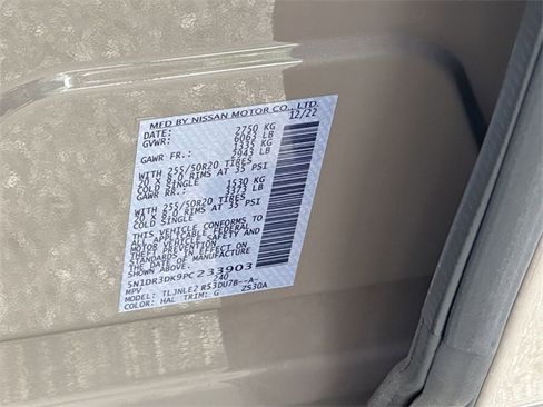 Certified 2023 Nissan Pathfinder Platinum w/ Lighting Package (N93) image 35