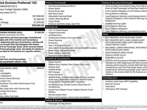 Used 2023 Buick Envision Preferred w/ Sport Touring Package image 24