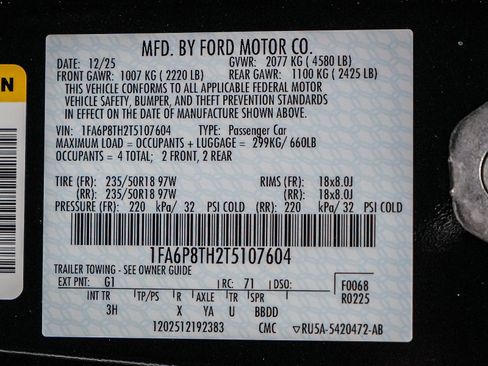 Used 2026 Ford Mustang Premium RWD image 26