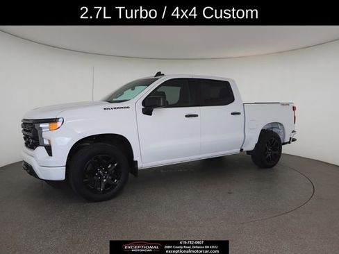 Used 2023 Chevrolet Silverado 1500 Custom w/ LPO, Dark Essentials Package AWD/4WD image 4