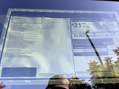 New 2025 Land Rover Range Rover Long Wheelbase SE image 37