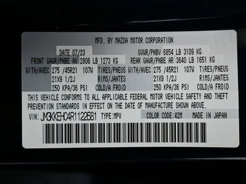 Used 2024 MAZDA CX-90 3.3 Turbo S w/ Premium Plus image 47