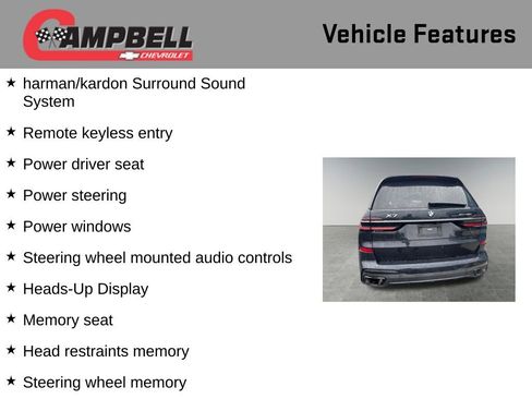 Used 2024 BMW X7 xDrive40i w/ M Sport Package image 10