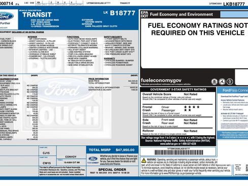 Used 2020 Ford Transit 350 148 High Roof Extended image 3