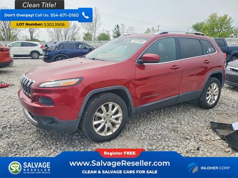 Used 2015 Jeep Cherokee Limited w/ Technology Group AWD/4WD image 1