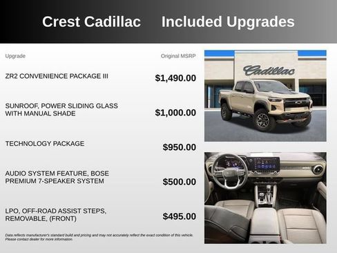 Used 2023 Chevrolet Colorado ZR2 w/ ZR2 Convenience Package III AWD/4WD image 5