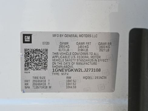 Used 2020 Chevrolet Traverse LT AWD/4WD image 17