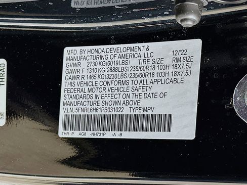 Used 2023 Honda Odyssey EX-L image 23