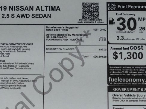 Used 2019 Nissan Altima 2.5 S AWD/4WD image 38