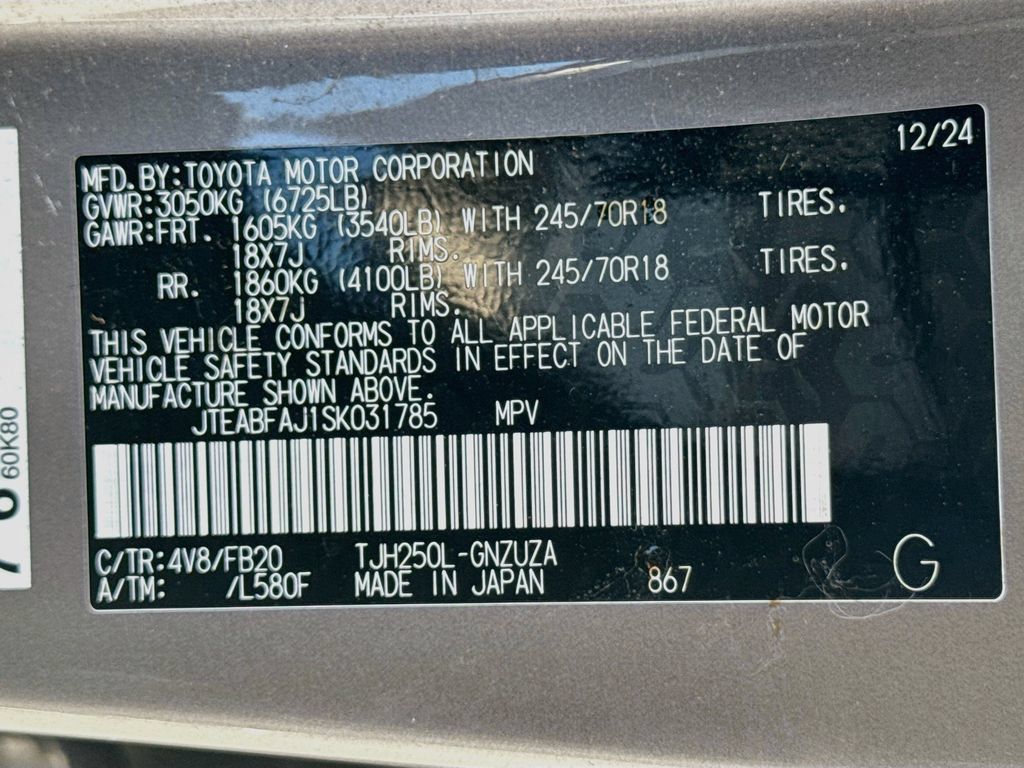 Used 2025 Toyota Land Cruiser 1958 AWD/4WD image 26