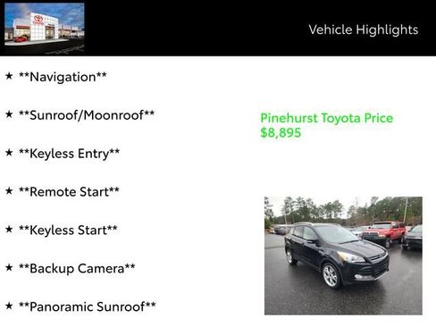 Used 2016 Ford Escape Titanium w/ Equipment Group 301A image 13