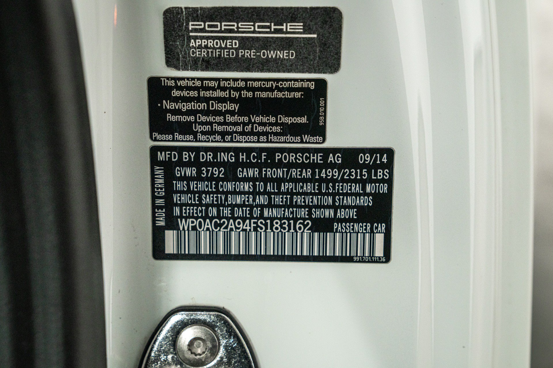 Used 2015 Porsche 911 GT3 RWD image 19