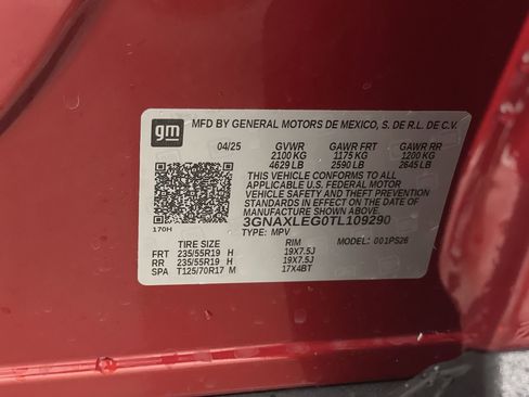 New 2026 Chevrolet Equinox RS image 90