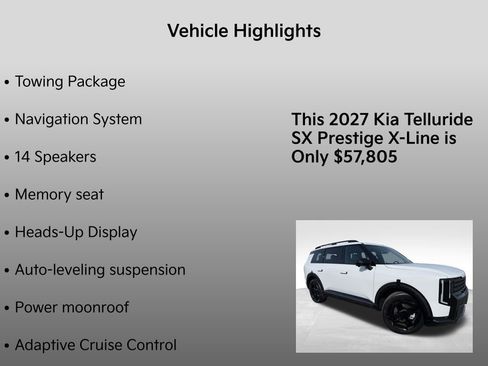 New 2027 Kia Telluride SX Prestige X-Line AWD/4WD image 35