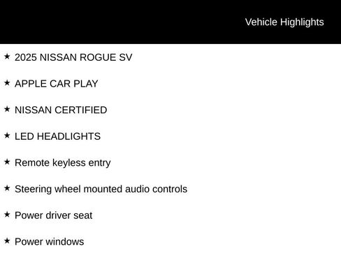 Certified 2025 Nissan Rogue SV AWD/4WD image 6