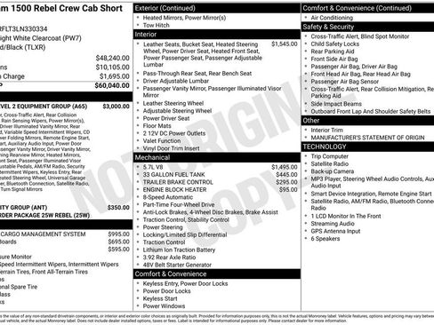 Used 2020 RAM 1500 Rebel w/ Rebel Level 2 Equipment Group AWD/4WD image 14