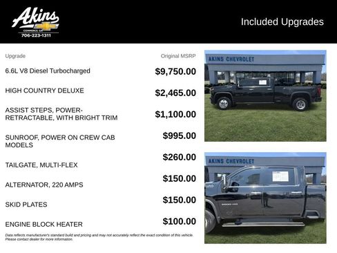 Used 2022 Chevrolet Silverado 3500 High Country AWD/4WD image 5