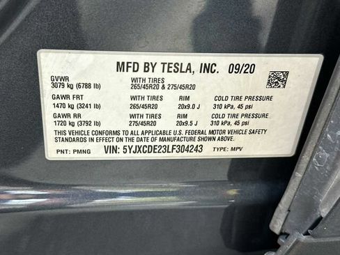 Used 2020 Tesla Model X Long Range AWD/4WD image 35