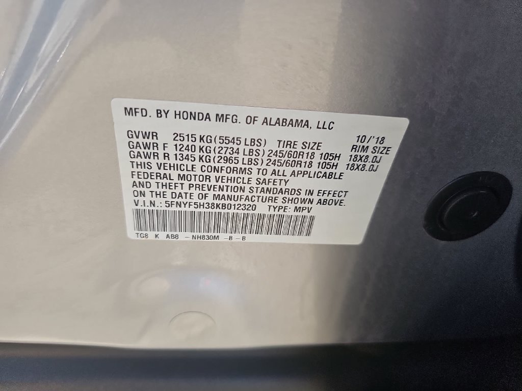 Used 2019 Honda Pilot EX image 43