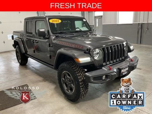 Used 2022 Jeep Gladiator Rubicon w/ LED Lighting Group image 1