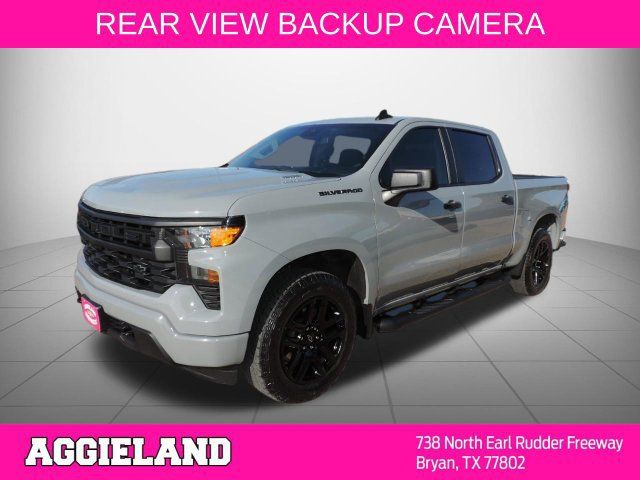 Used 2024 Chevrolet Silverado 1500 Custom w/ Turbomax Blackout Package RWD image 8