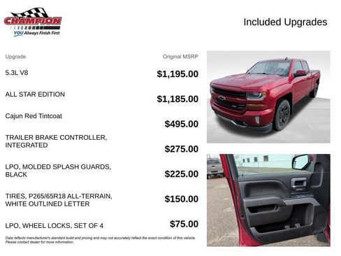 Used 2018 Chevrolet Silverado 1500 LT w/ All Star Edition AWD/4WD image 4