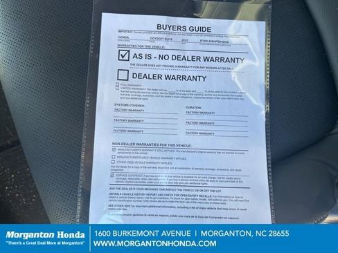 Used 2023 Honda Odyssey Elite image 29