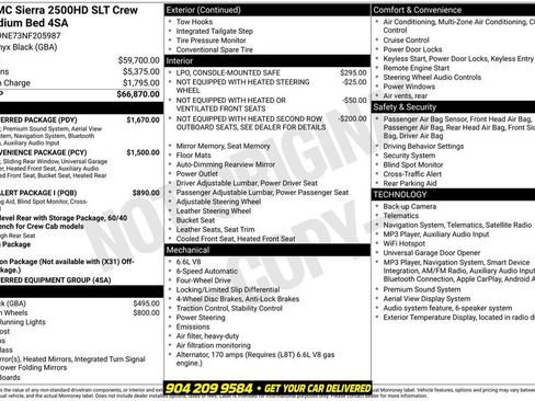 Used 2022 GMC Sierra 2500 SLT w/ SLT Preferred Package AWD/4WD image 2
