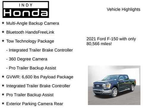 Used 2021 Ford F150 XLT w/ Equipment Group 302A High AWD/4WD image 8