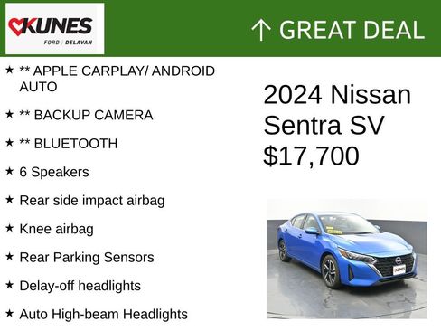 Used 2024 Nissan Sentra SV image 2