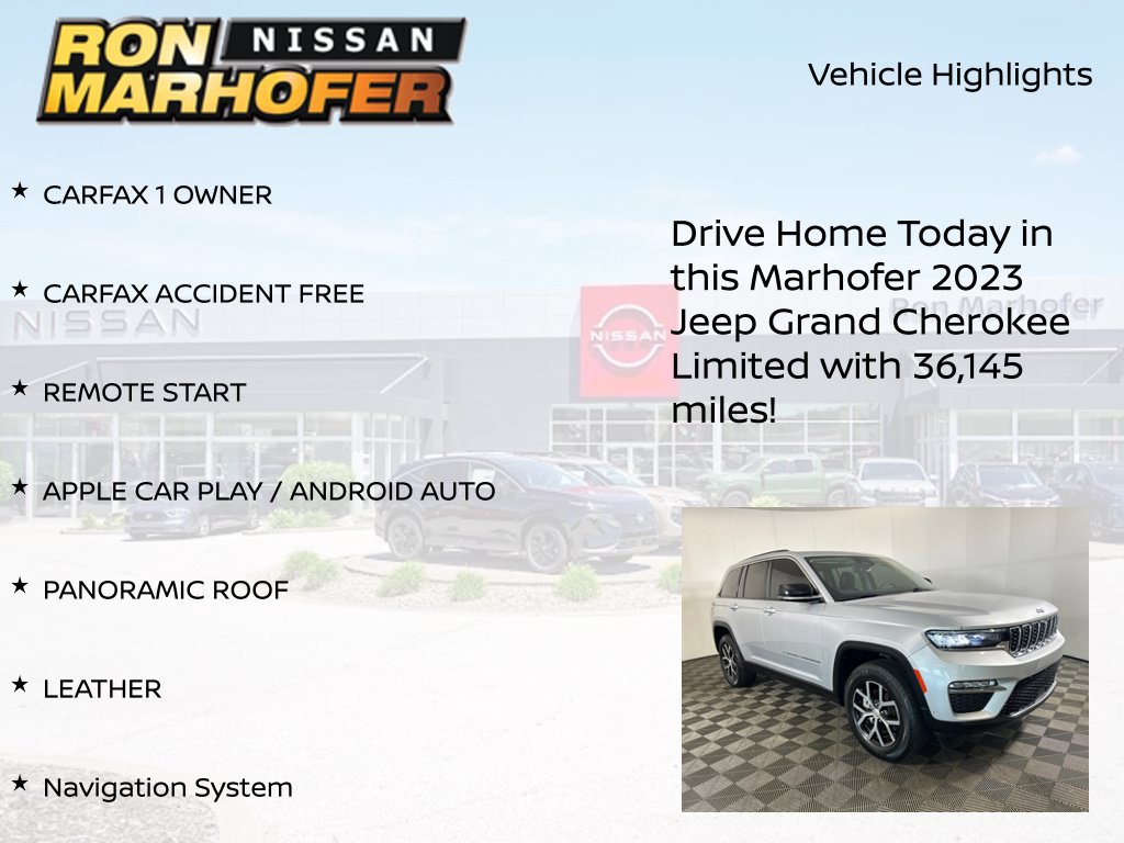 Used 2023 Jeep Grand Cherokee Limited w/ Luxury Tech Group II RWD image 15