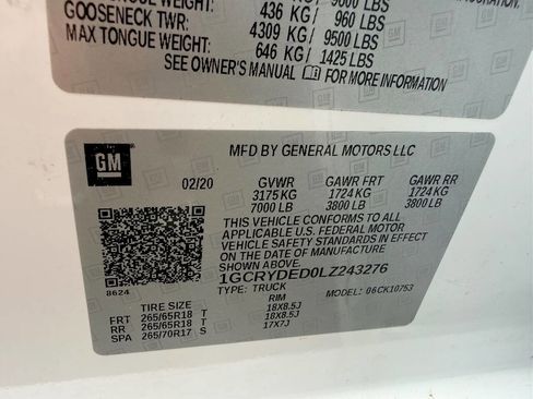 Used 2020 Chevrolet Silverado 1500 LT w/ Trailering Package AWD/4WD image 37