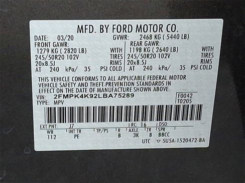 Used 2020 Ford Edge Titanium w/ Equipment Group 301A image 27