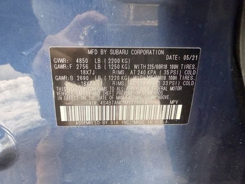 Used 2021 Subaru Outback Limited image 29